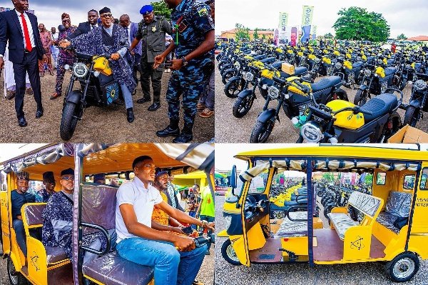 Ogun State Governor Launches Electric Bikes And CNG-powered Tricycles