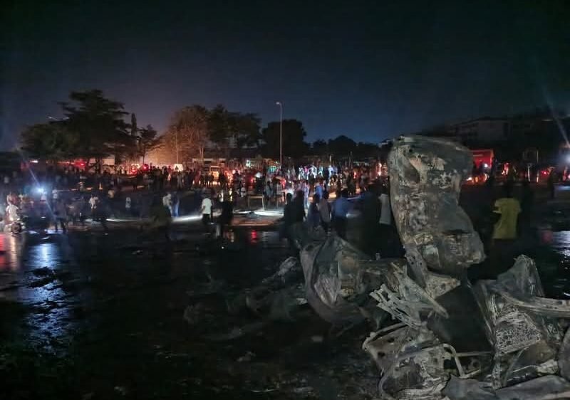 Tanker explosion claims many lives on Abuja -Nyanya road