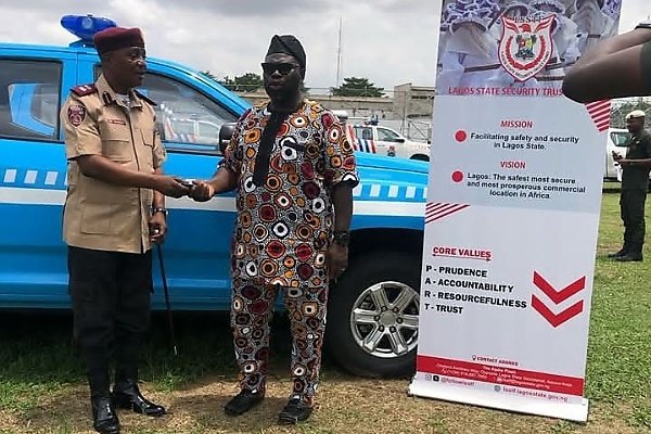 LASG Hands Over Operational Vehicles To FRSC, Including CNG-powered Truck