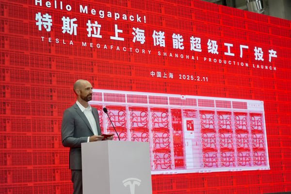 Tesla inks a deal with China to build its first grid-scale battery power plant