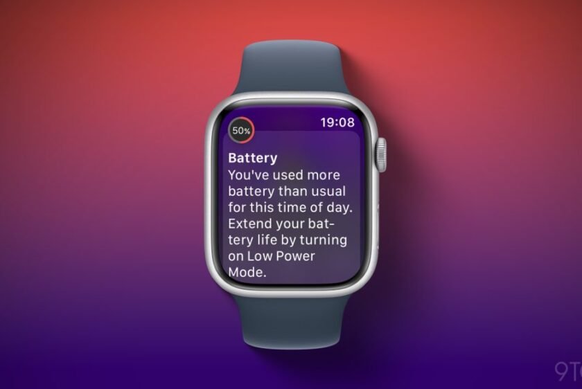 watchOS 26 will alert you if your Apple Watch battery is draining faster than normal