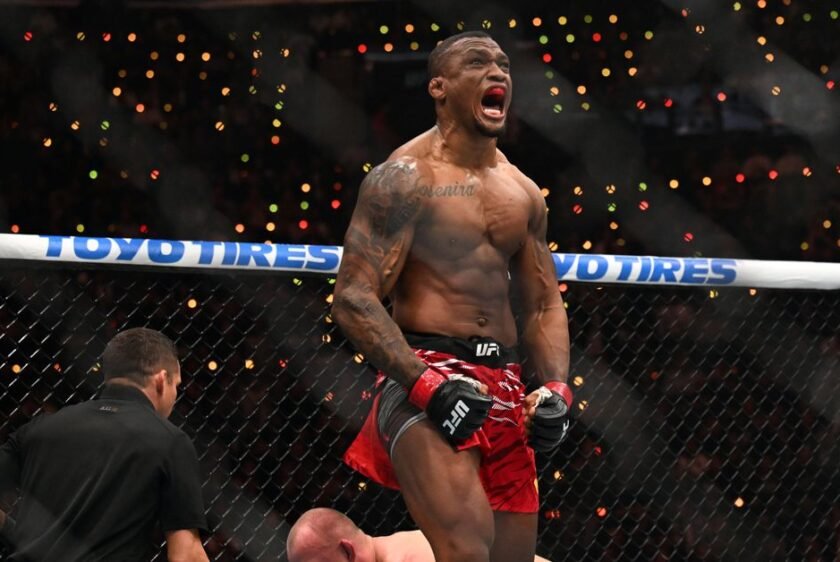 Eduarda Moura believes teammate Jailton Almeida submits Tom Aspinall to win UFC gold