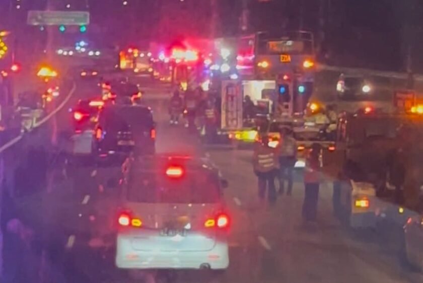 22 injured in collision between Citybus and maintenance truck in Hong Kong