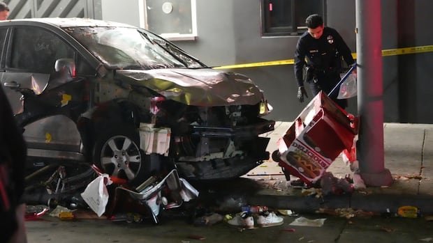 Police say driver shot, attacked by crowd in L.A. nightclub car ramming had criminal history