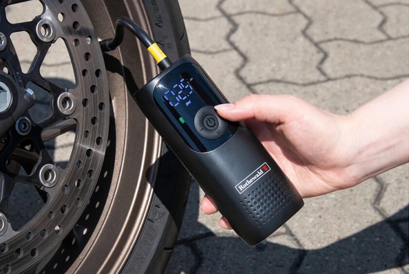 Instant inflation, on the go: Rothewald reveals compact air pump for motorcyclists