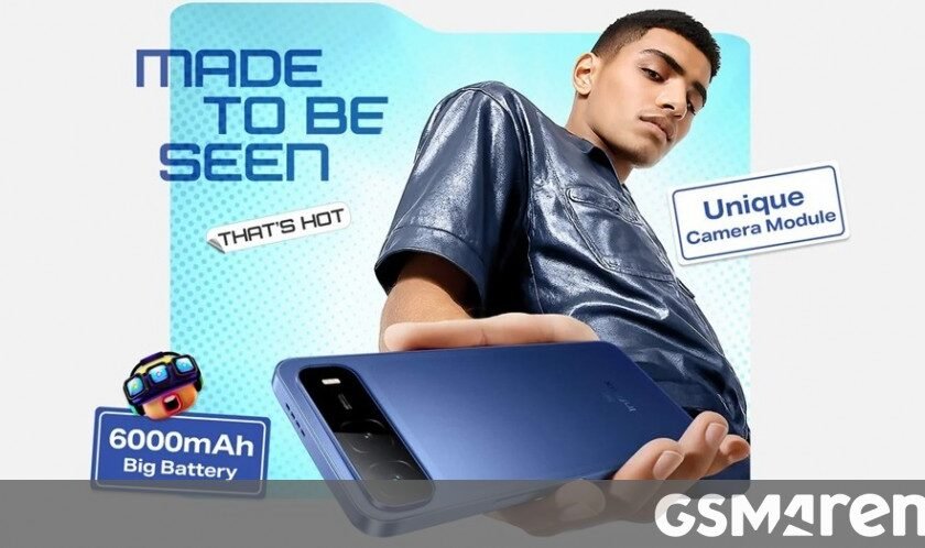 Infinix Hot 60i 5G arrives with the Dimensity 6400 SoC and 6,000 mAh battery