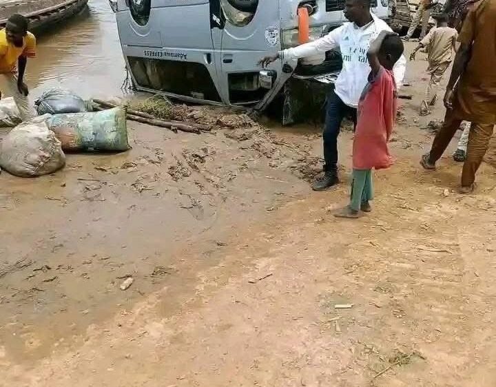 Tragedy as bus plunges into river from broken bridge