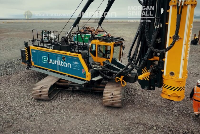Bullivant trials battery-powered piling rig on Morgan Sindall site