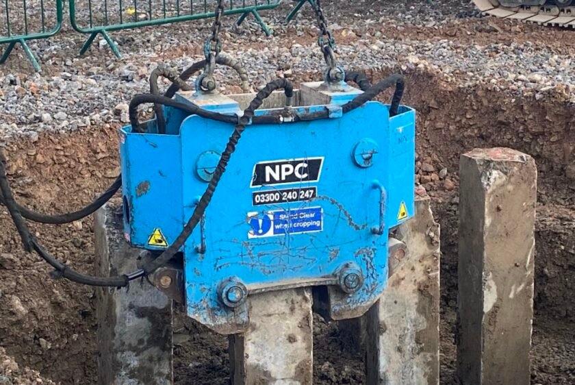 Seventeen thousand piles for Bridgwater factory