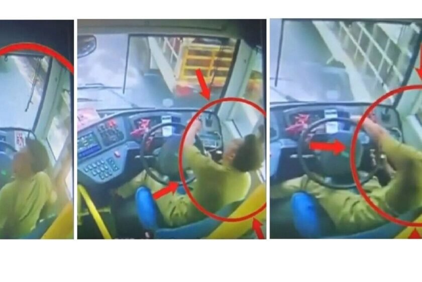 Bengaluru bus driver suffers seizure mid-route, loses control near Chinnaswamy Stadium, watch chilling video of crash