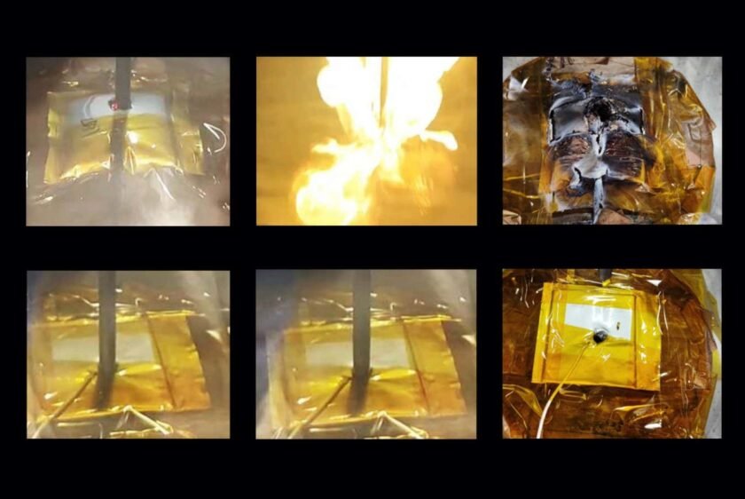 Tweaked lithium-ion battery can be pierced without catching fire