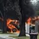Children saved from car fire in Melbourne