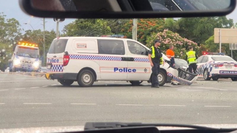 Two police vehicles involved in crashes just days apart