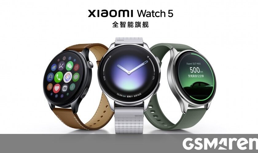 Xiaomi Watch 5 debuts with 1.54-inch OLED screen, eSIM support