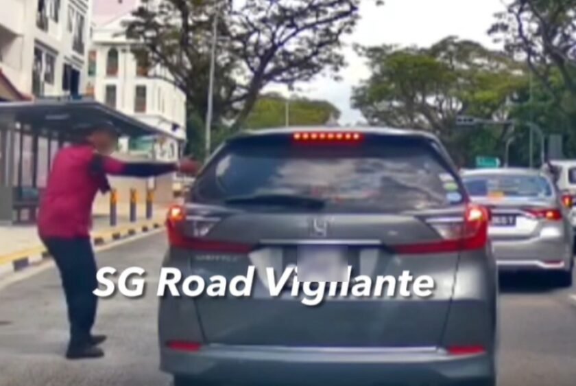 SMRT bus captain alights along road in Woodlands to confront car driver for not moving forward, Singapore News – AsiaOne