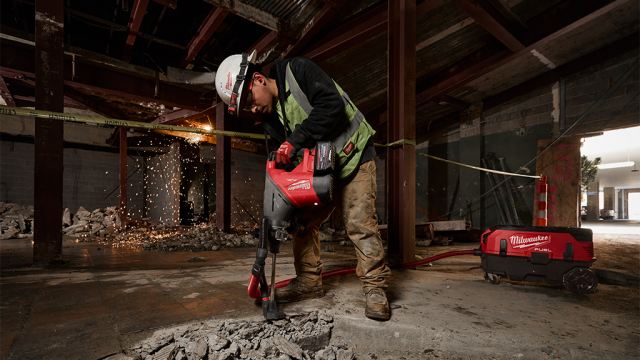 Milwaukee’s MX Fuel Equipment System delivers cordless power to demolition hammers