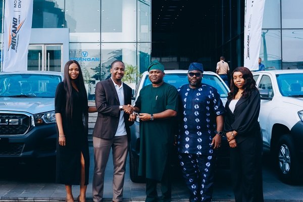 Mikano donates 10 patrol vehicles to LSSTF as security support 