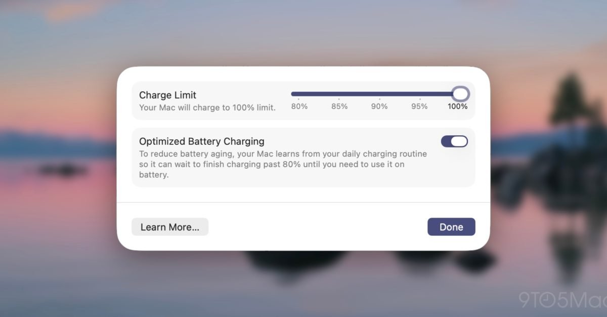 macOS 26.4 brings battery Charge Limit to the Mac and Shortcuts