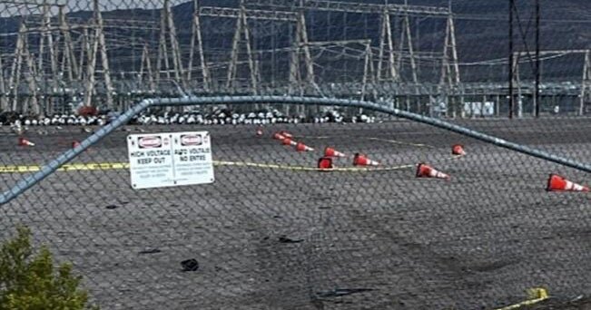 Car that rammed power substation near Las Vegas investigated as possible terrorism