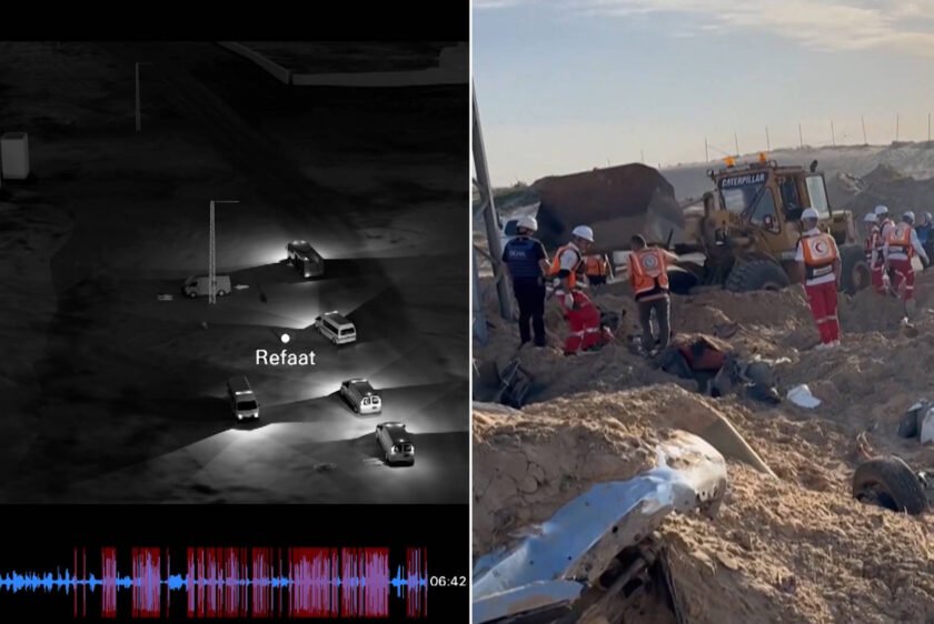 “Flagrant War Crime”: Investigation Recreates 2025 Israeli Massacre, Cover-Up of 15 Gaza Aid Workers