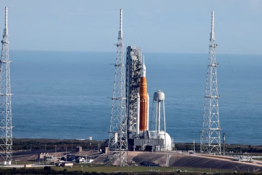 Nasa prepares Artemis Moon rocket for April launch as SLS returns to pad after earlier issue