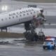2 pilots killed as plane and fire-rescue truck collide at LaGuardia Airport
