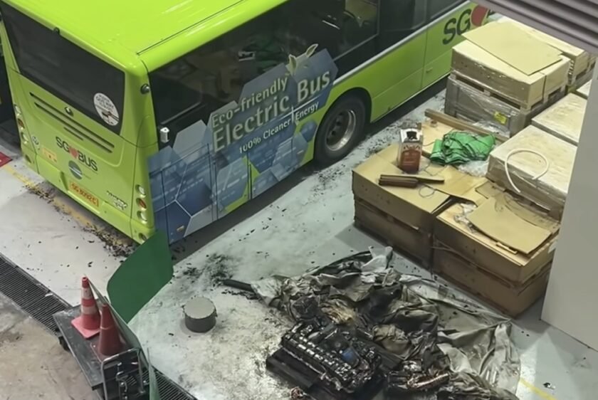Singapore probes electric bus battery fire, safety spotlight turns to workshop handling