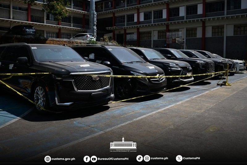 BOC takes custody of P143 million vehicles