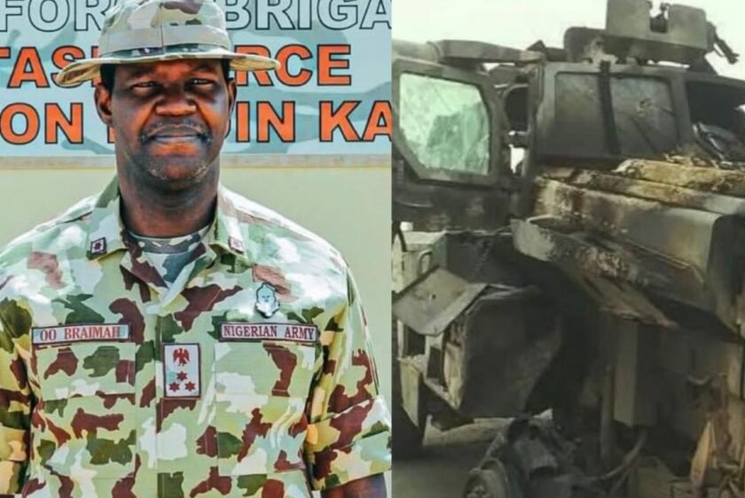 Nigerian Army clears air on Gen. Braimah’s death, confirms 4 casualties in Borno attack
