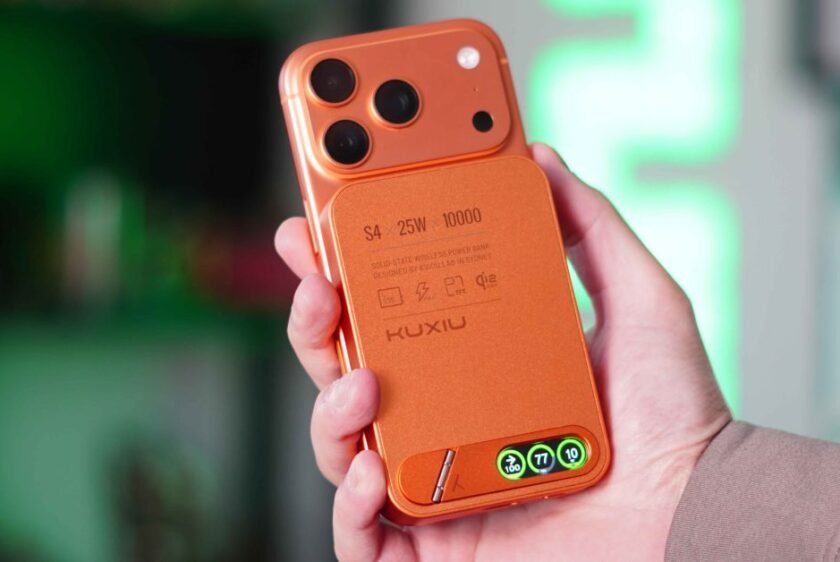 Hands-on: Kuxiu’s S4 MagSafe battery is slimmer and adds a real-time smart display