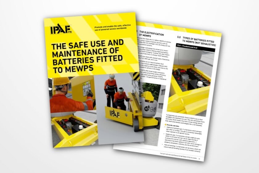 IPAF offers MEWP battery guidance