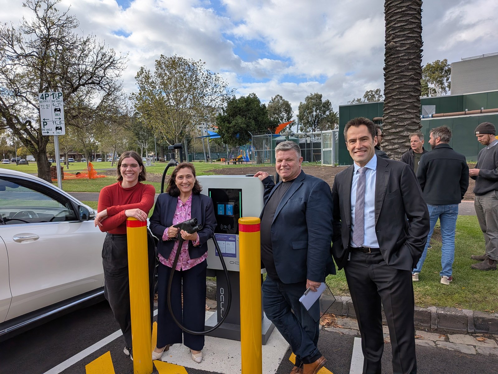 Melbourne’s latest neighbourhood battery also includes an EV fast charger with disability provisions